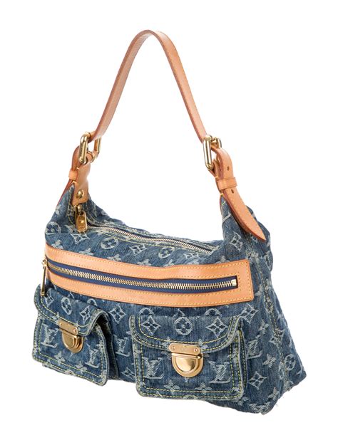 louis vuitton denim bucket bag